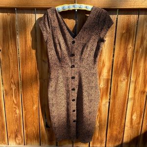 EXPRESS ~ Brown/Black Business Causal Dress (3/$15 Bundle)